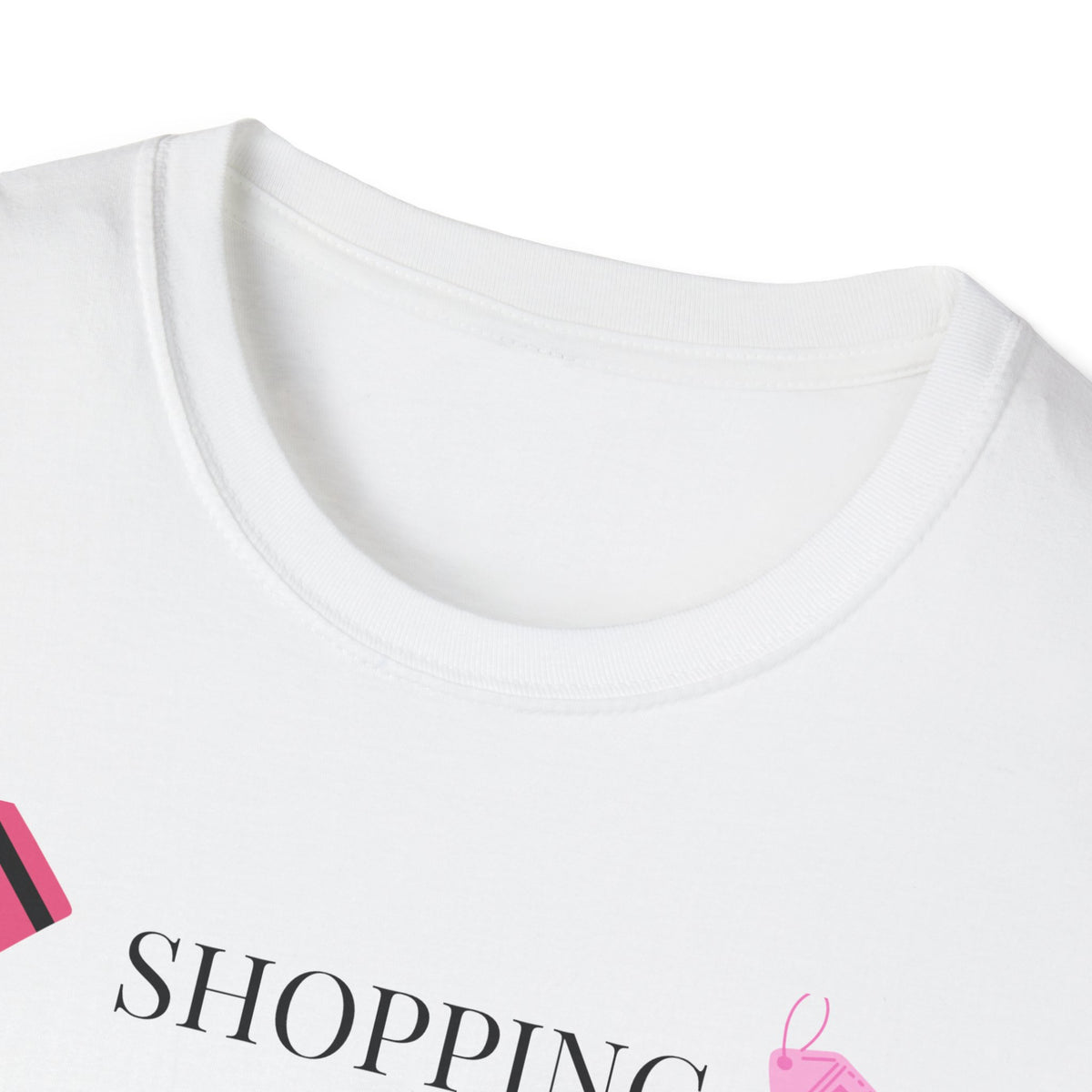 Shopping Cures My Depression T-Shirt — Funny Retail Therapy Graphic Tee
