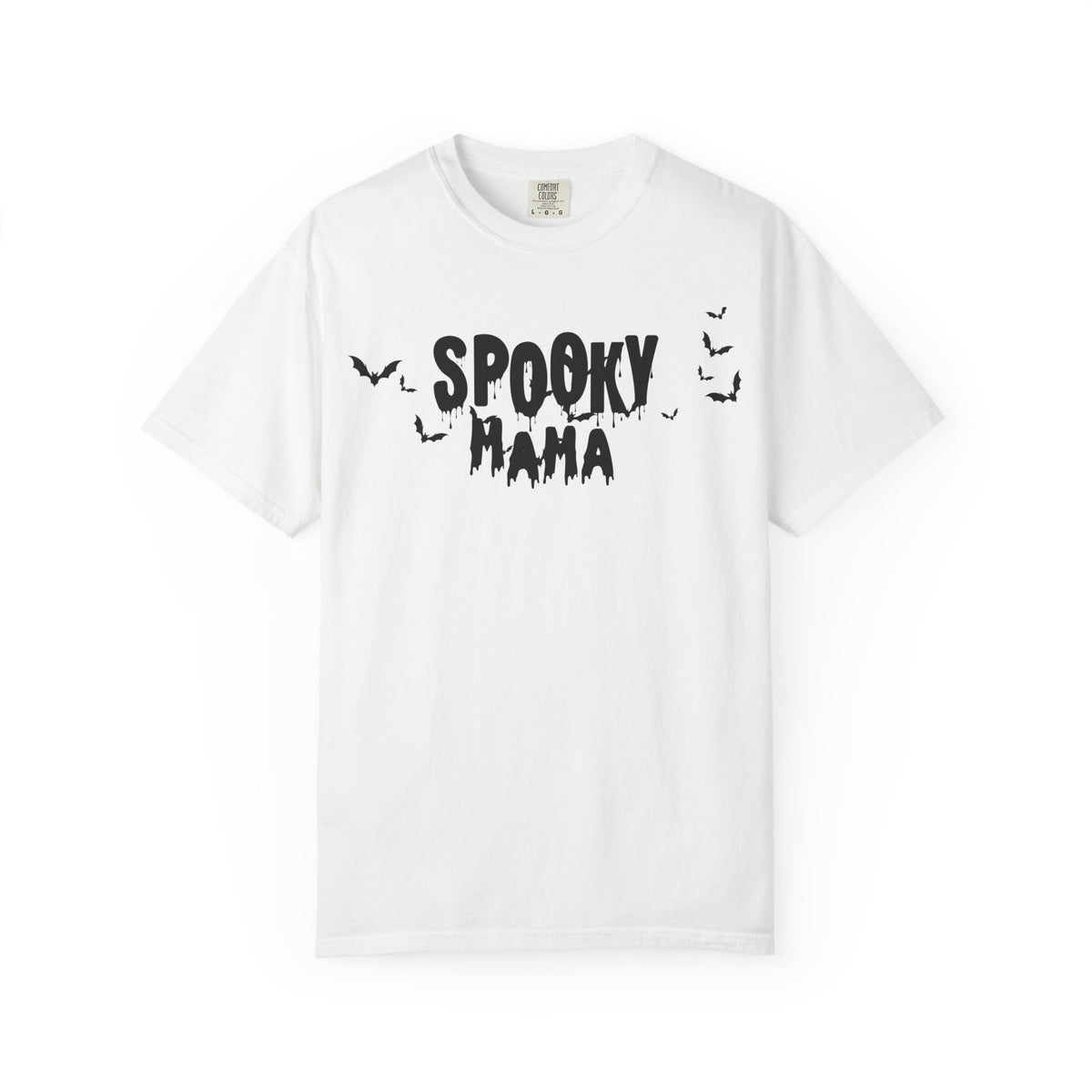 Spooky Mama T-Shirt — Halloween Bats Graphic Tee