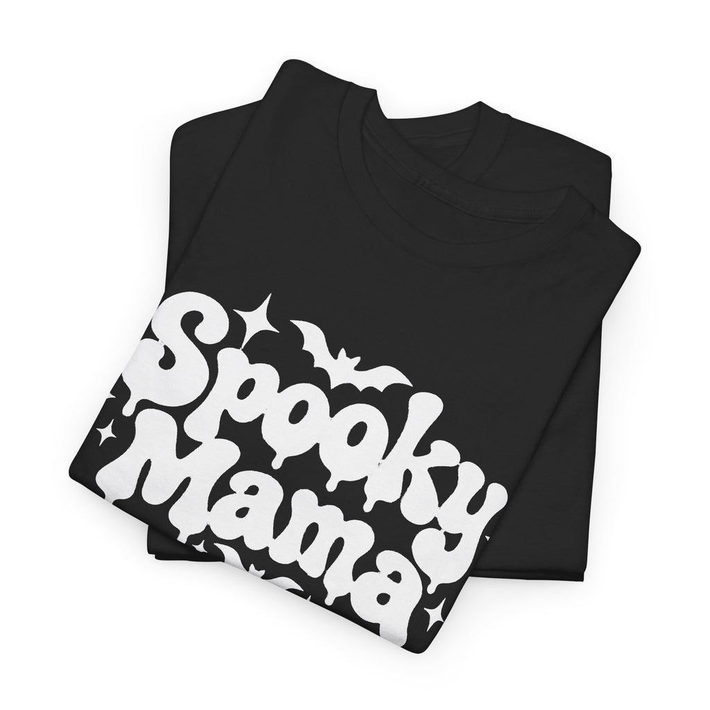 Spooky Mama Tee — Halloween Graphic T‑Shirt for Moms