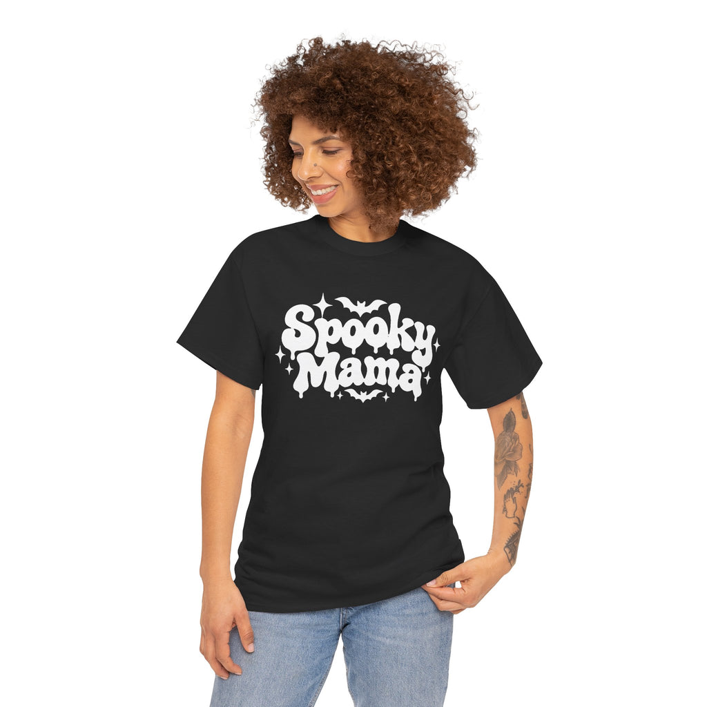 Spooky Mama Tee — Halloween Graphic T‑Shirt for Moms