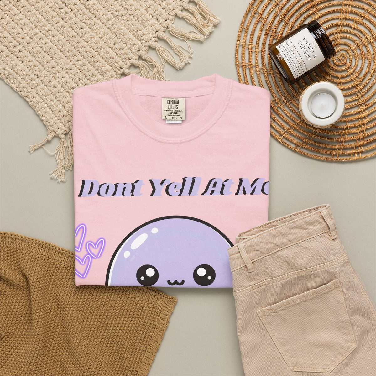 Don’t Yell At Me Jellyfish Tee — Kawaii Pastel Sea Creature T-Shirt