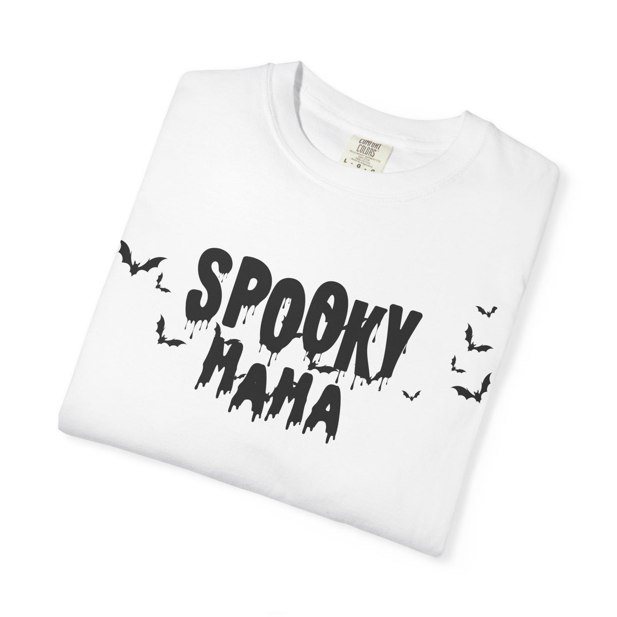 Spooky Mama T-Shirt — Halloween Bats Graphic Tee