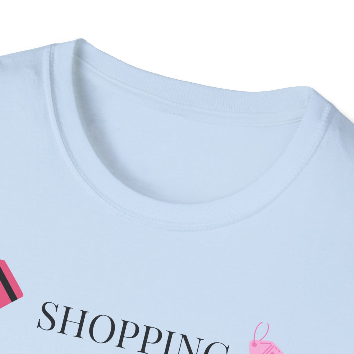 Shopping Cures My Depression T-Shirt — Funny Retail Therapy Graphic Tee